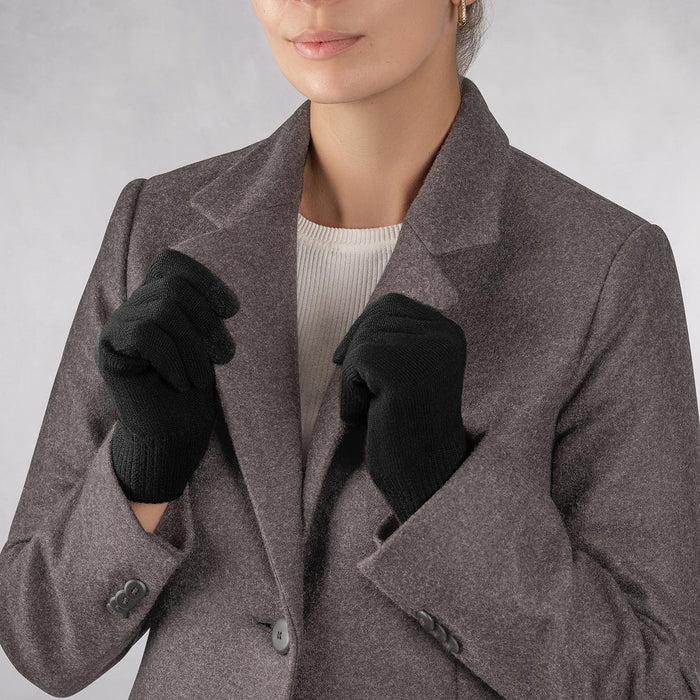 Giesswein MerinoLux Gloves Women - noir 022