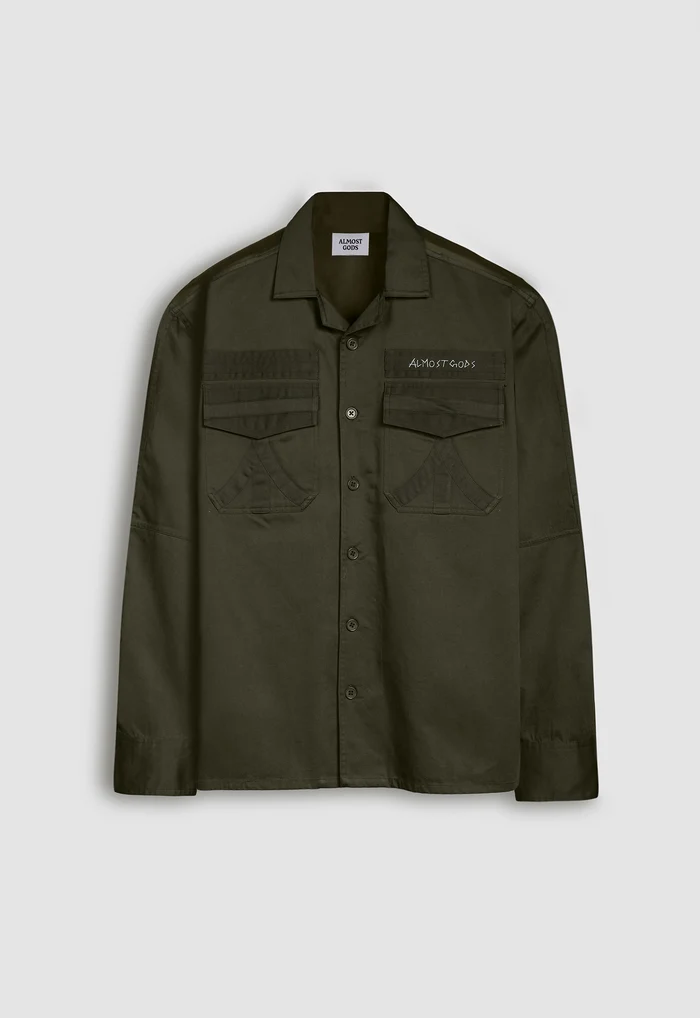 Military Relaxed Overshirt