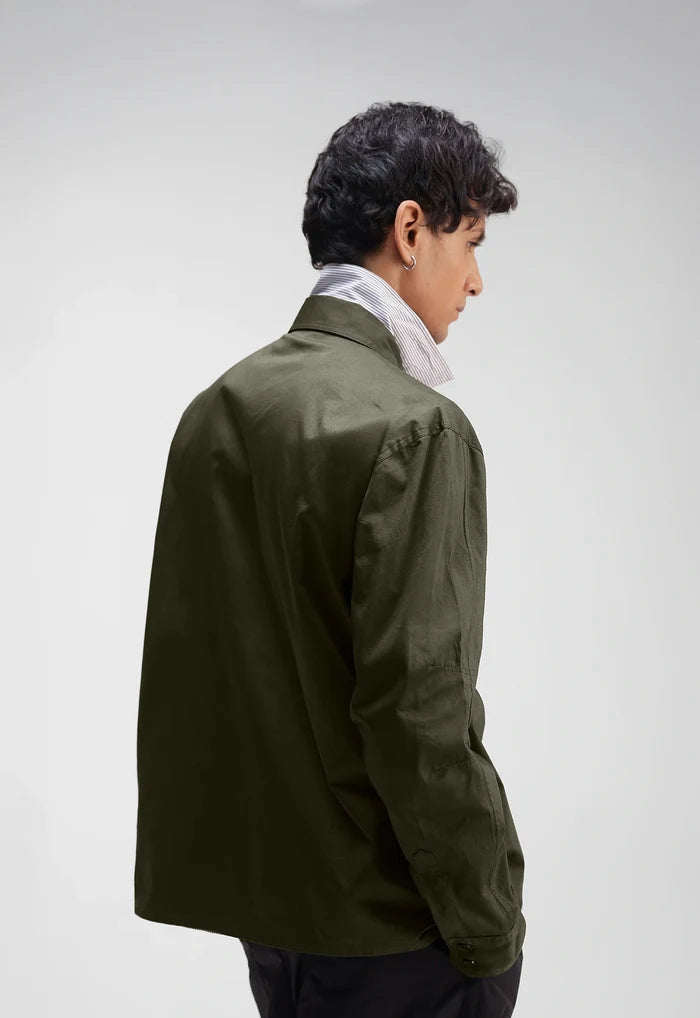 Military Relaxed Overshirt