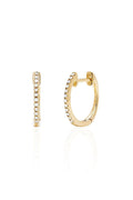 Mini Diamond Huggies - Yellow Gold - Pavilion