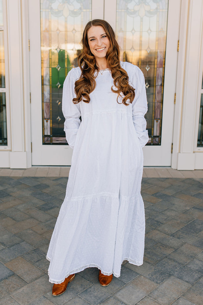 Monica LDS Temple Dress