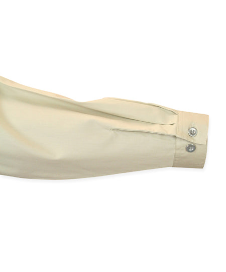 Morgan Pleated Dress Shirt - Tan