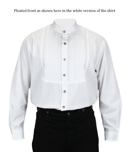 Morgan Pleated Dress Shirt - Tan