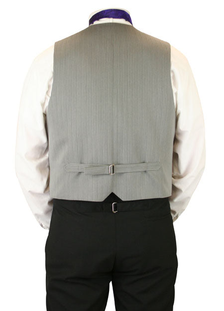 Morton Vest - Gray Stripe