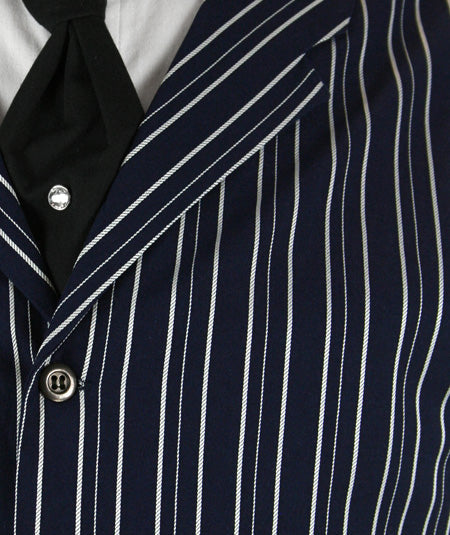 Morton Vest - Navy Stripe