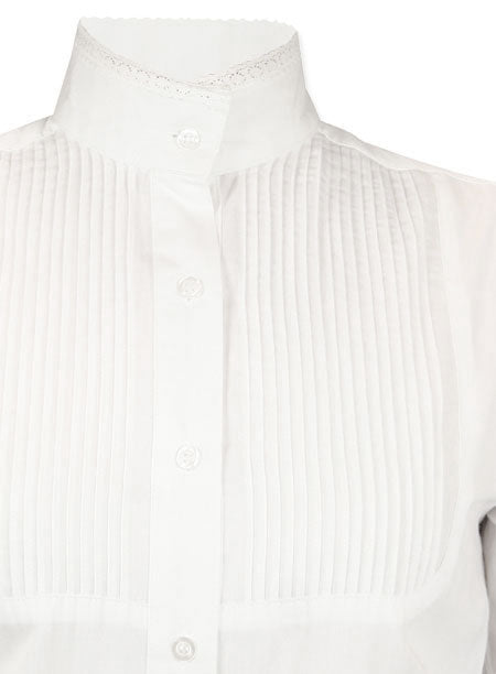 Muriel Pleated Blouse - White