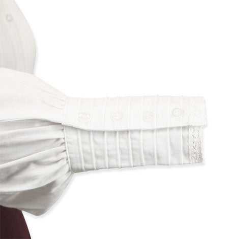 Muriel Pleated Blouse - White
