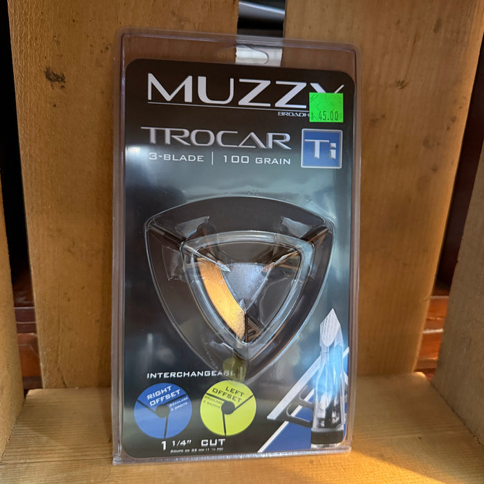 Muzzy Trocar Ti 100gr