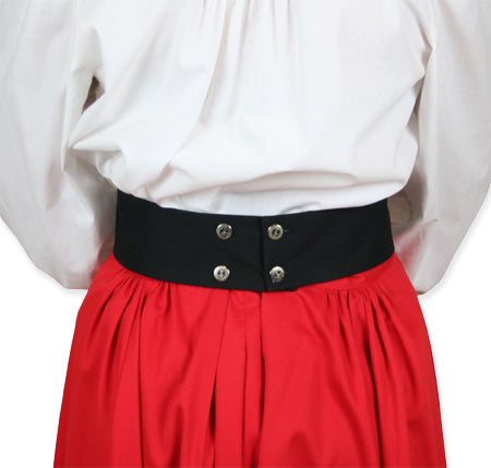 Narrow Cotton Belt - Black