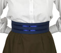 Narrow Cotton Ribbon Belt - Navy