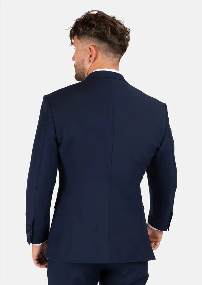 Bryant Navy Blue Stretch Suit - SARTORO