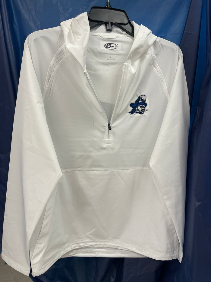 New light weight 1/4 zip performance jacket with hood