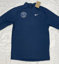 New NIke Navy 1/4 zip  with logo on left chest