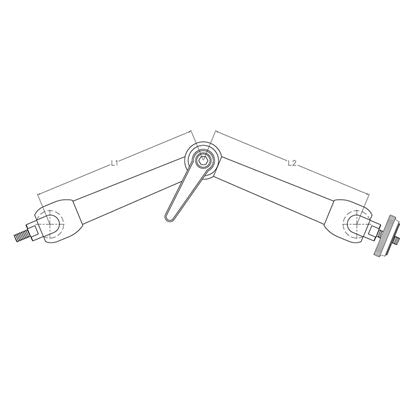 NOGA ARM MINI 1/4 "TO 1/4" - LC9014