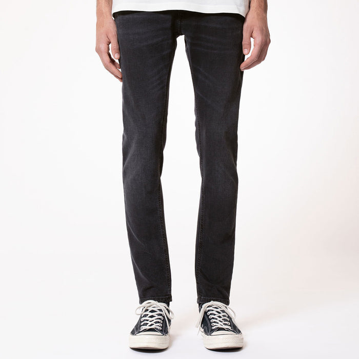 Nudie - Tight Terry Jeans in Soft Black - Nigel Clare
