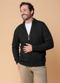 Possum and Merino  NW1071 Bristol Jacket - Ultimate in comfort full zip style, integrated pockets, high rib collar Single jersey knit. WholeGarment seamless construction.  Composition - 40% Possum Fur, 53% Merino, 7% Silk