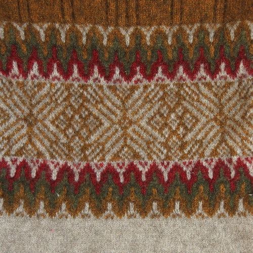Possum and Merino  NW3177 Norwdarn Sweater - Inspired by the Nordic look gracing the catwalks of Europe for this winter, Wholegarment knitting at it's best with multi layered parachute structure and Snow Flake design.  Composition - 40% Possum Fur, 53% Merino, 7% Nylon