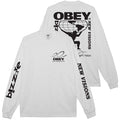 Obey Bizarre New Visions Long Sleeve T-Shirt white pure boardshop