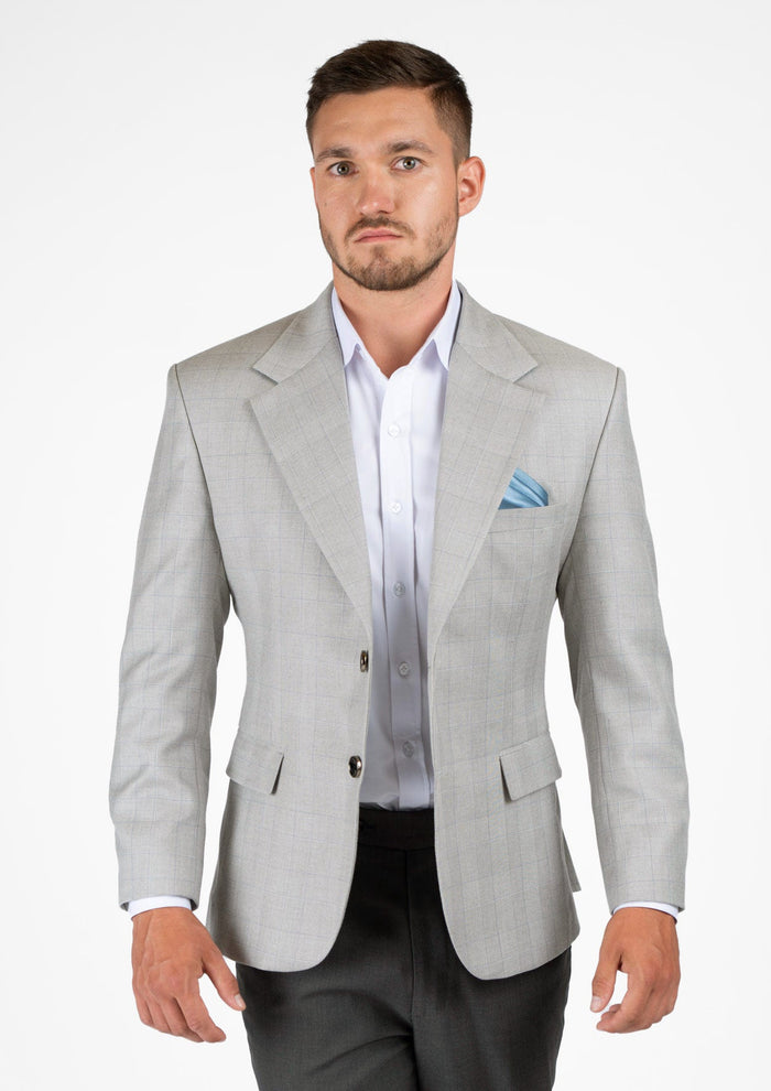 Ellis Off-White Prince Of Wales Jacket - SARTORO