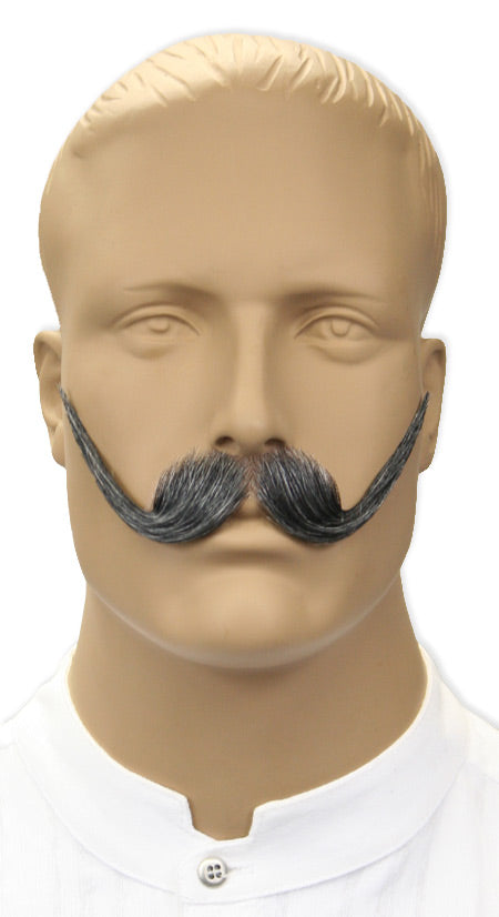 Oil Can Harry Mustache - Gray