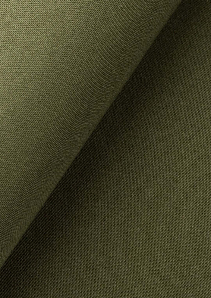 Olive Cotton Pants - SARTORO
