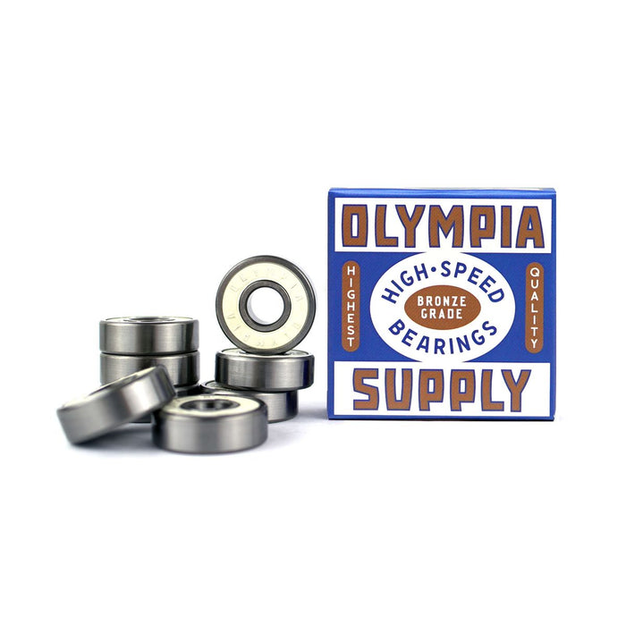 Olympia Bronze Grade High Speed Skateboard Bearings pure boardshop