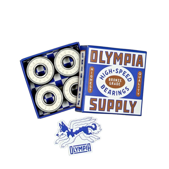 Olympia Bronze Grade High Speed Skateboard Bearings pure boardshop