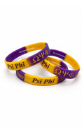 Omega Psi Phi Silicone Bracelet