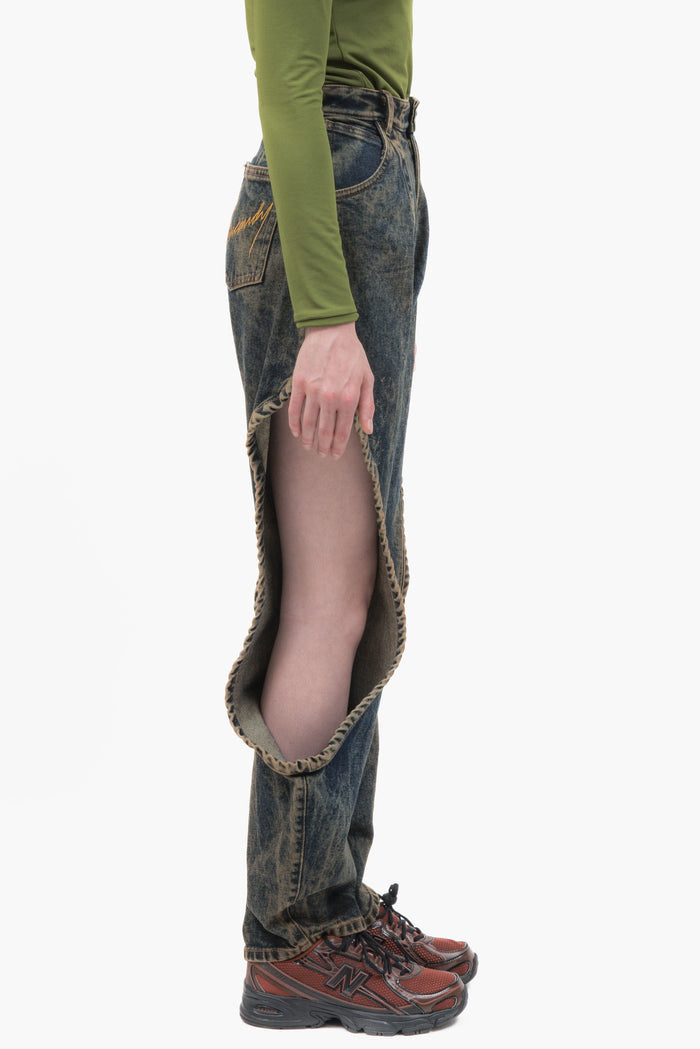 One Bite Jeans Dusty Blue