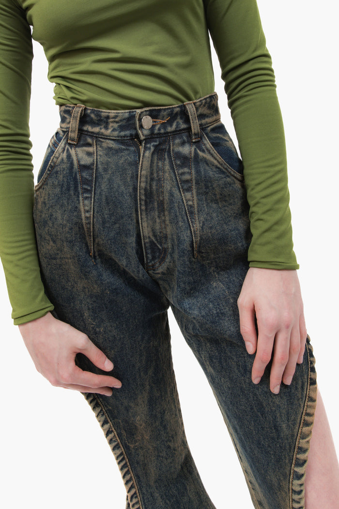One Bite Jeans Dusty Blue