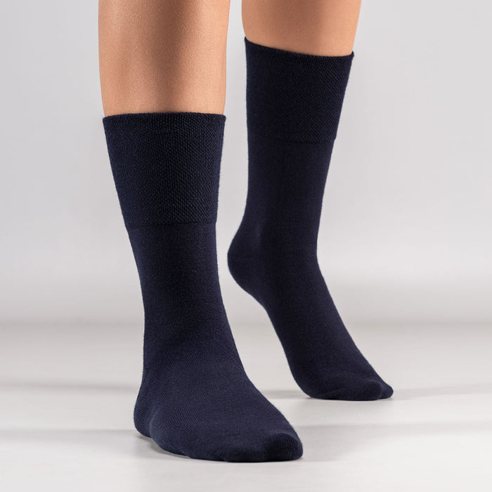 Giesswein Organic Comfort Socks - bleu foncé 548