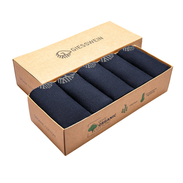 Giesswein Organic Comfort Socks - bleu foncé 548