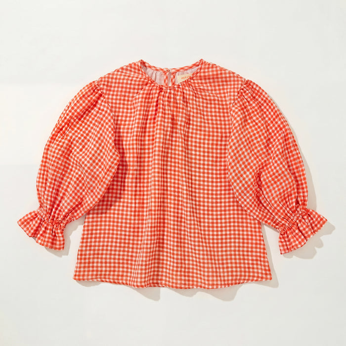 Petit Playa Organic Cotton Marlow Smock Top in Lover print, breathable organic cotton clothing for babies and girls — image 6