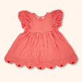 Petit Playa Organic Cotton Maya Dress in Lover print, breathable organic cotton clothing for babies and girls — image 2