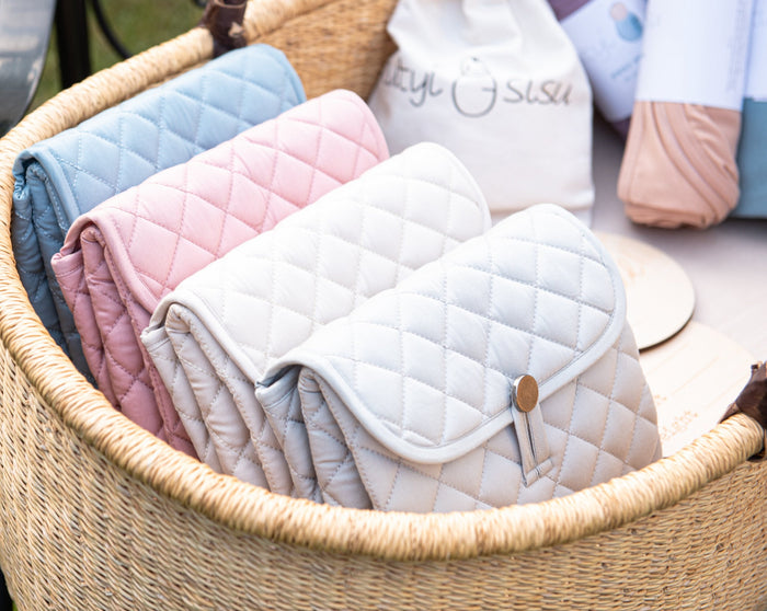 Organic Cotton Travel Change Mat Fog