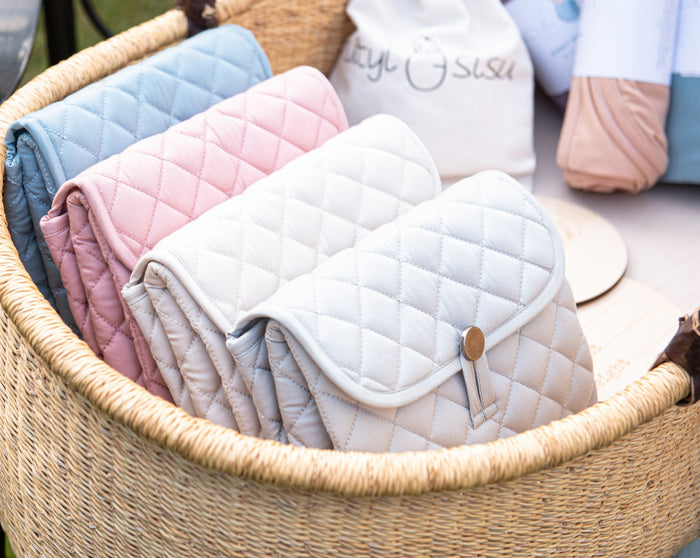 Organic Cotton Travel Change Mat Mineral