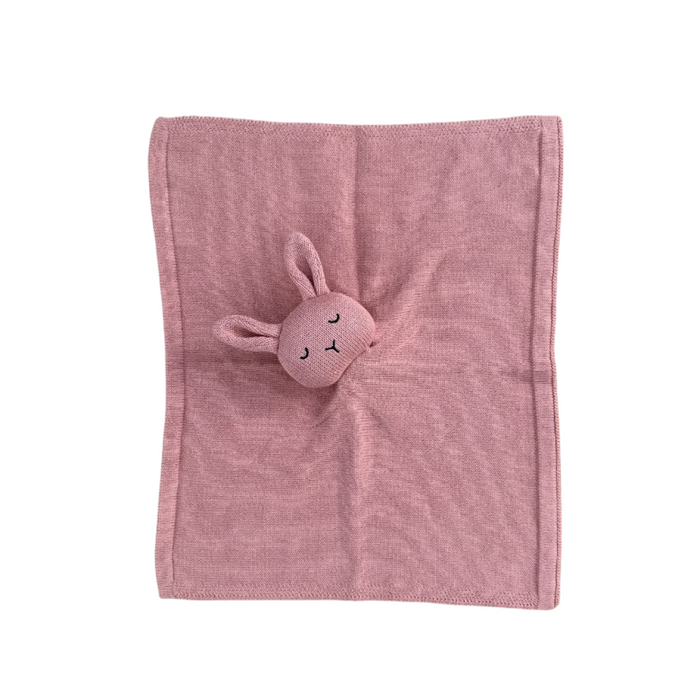 Bunny baby and toddler comforter designed for soothing and reassurance