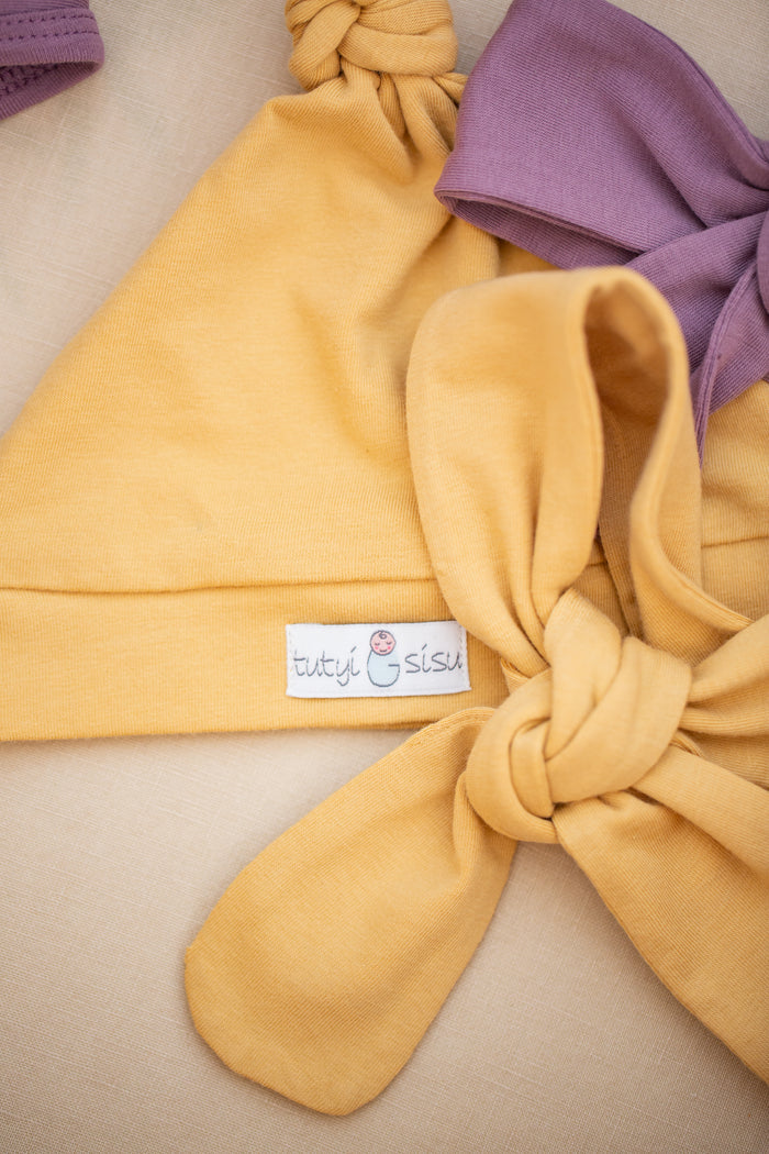 Warm organic jersey swaddle set for newborns