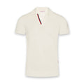 Orlebar Brown - Horton OB Stripe Polo Shirt in White Sand - Nigel Clare