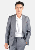 Hudson Oslo Grey Twill Suit - SARTORO