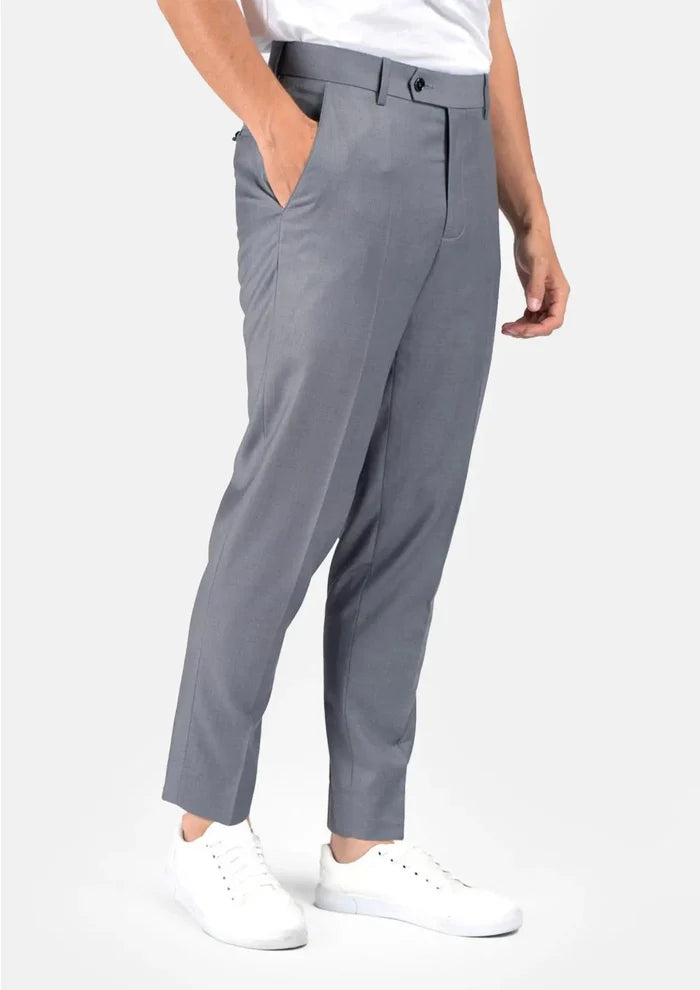 Hudson Oslo Grey Twill Suit - SARTORO
