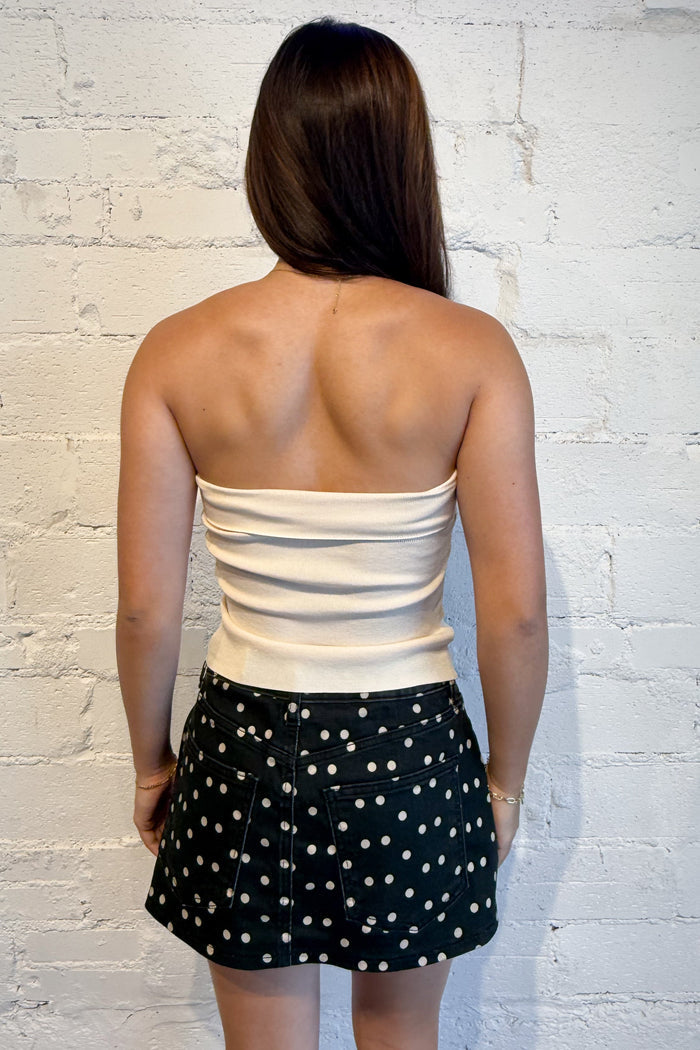 Out All Night Top Cream Back, adeline boutique, dallas boutique, boutique