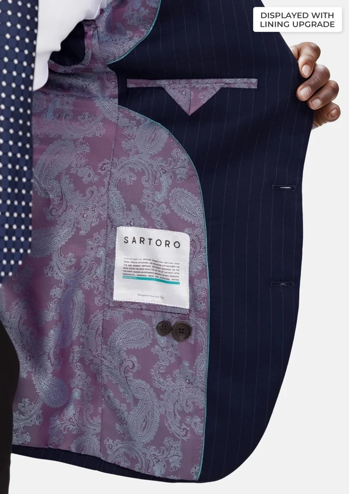 Oxford Blue Pinstripe Thompson Suit - SARTORO