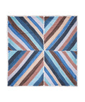 Painted Chevron Modal Square Scarf in blue