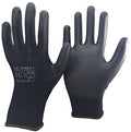 Palm Coated PU Gloves - Black
