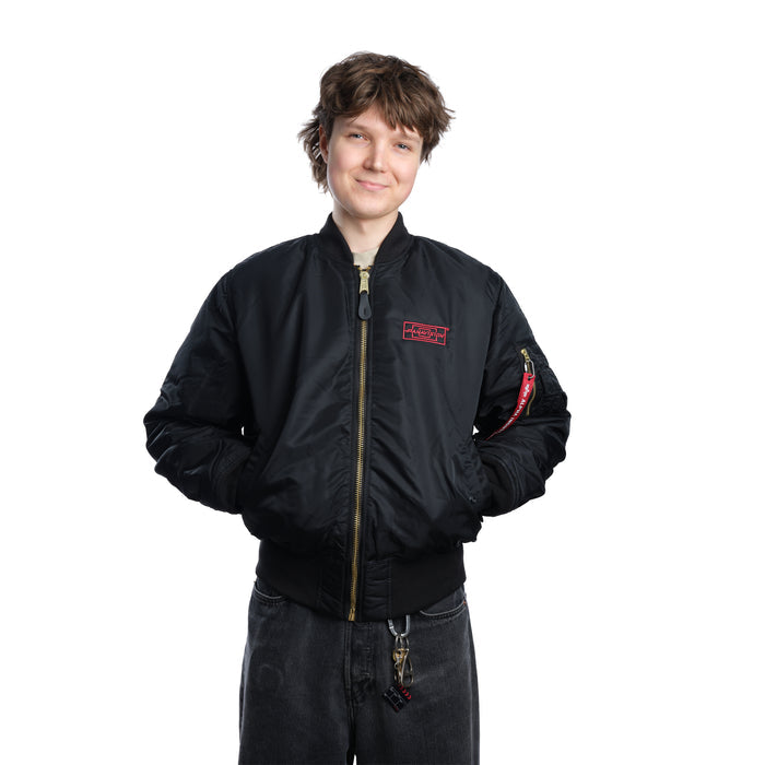 PANAVISION ALPHA BOMBER JACKET - BLACK