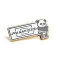 PANDA WITH MONITOR PIN BADGE