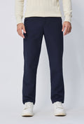 Pantalon à Pinces Bleu Marine