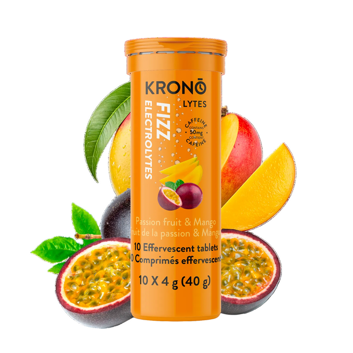 Passion Fruits & Mango Electrolyte Tabs with Caffeine
