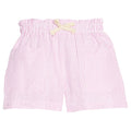 Patch Pocket Shorts-Pink Sparkle Seersucker